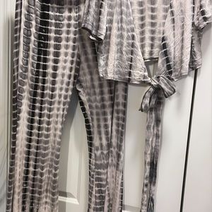 Fashion Nova XL matching outfit black/white